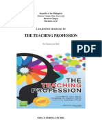 Prof. Ed 263 The Teaching Profession (Module 1)
