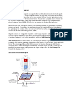 Hall Effect Sensor Principals