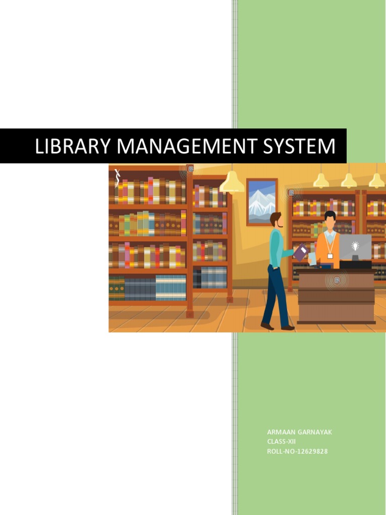 Library Management System Class 12 | PDF | Libraries | Software