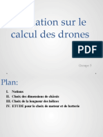 Initiation sur le calcul des drones