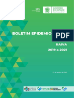 Boletim Epidemiologico Raiva 2019 a 2021 Jan 2022