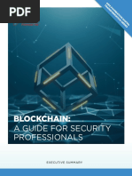 Blockchain: A Guide For Security Professionals: Executive Summary