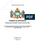 Terminos de Referencia Casma