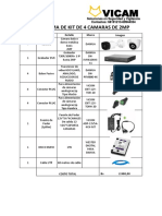 Cotizacion de 4 Camaras 2MP LC