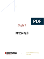 Chapter 1: Introducing C
