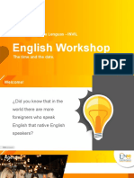 English Workshop TIME & DATE