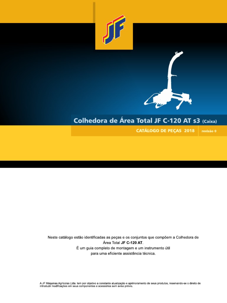 Catalogo de Pecas JF c120 at s3 Caixa 2018 Rev00 | PDF