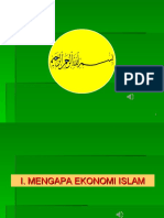 Mengapa Ekonomi Islam