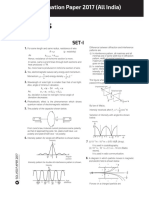 Physics 2017 All India Explanations 12th