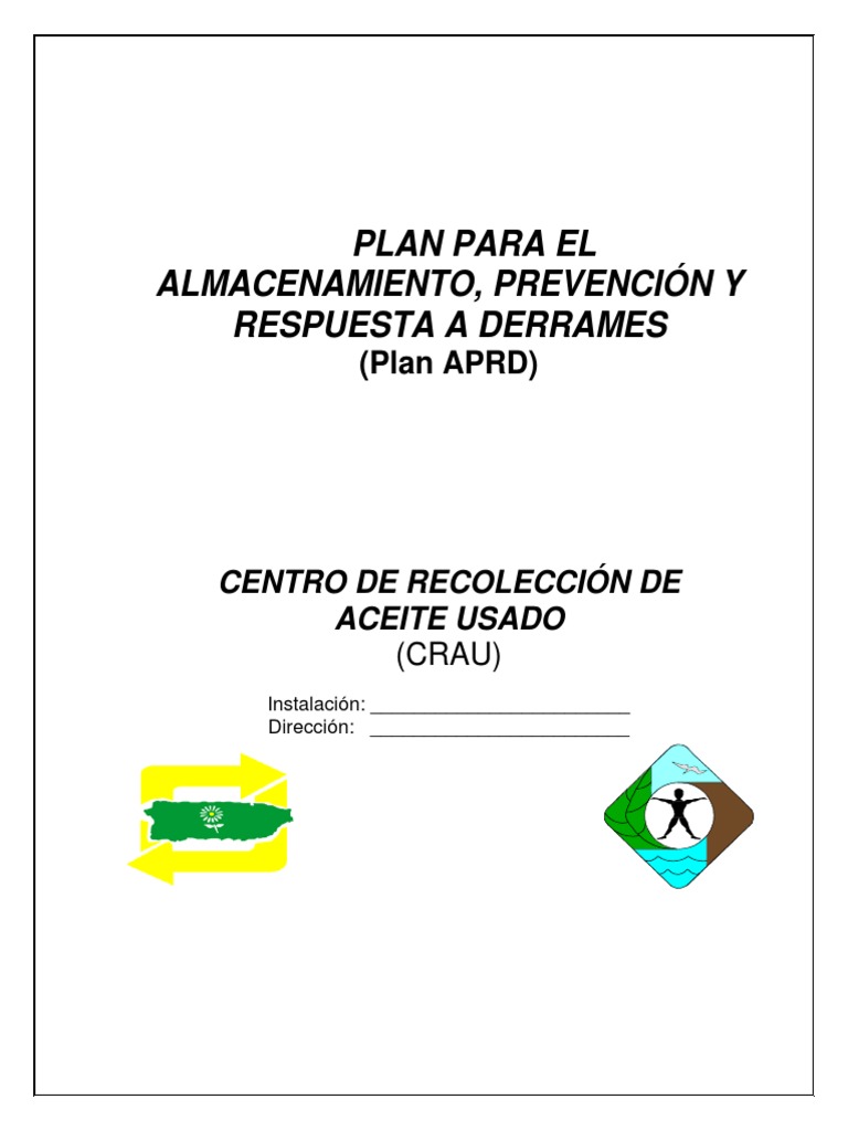 Plan de Prevención y Respuesta a Derrames | PDF | Tanques | Agua