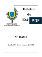 Boletim do Exército no 41/2018