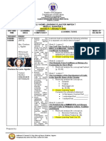 Department of Education: Weekly Home Learning Plan For Mapeh 7 Week 6, Quarter 2 January 3 - January 7, 2022