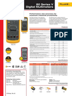 80 Series V Digital Multimeters: Performance and Accuracy For Maximum Industrial Productivity