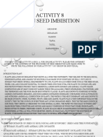 Activity 8 Bean Seed Imbibition: GROUP #5: Serabani Ramos Tapia Tatel Zarandona