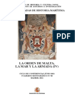 Cuaderno Mono Ihcn 83 La Orden de Malta La Mar y La Armada