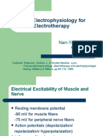 Basic Electrophysiology For Electrotherapy: Nan-Ying Yu