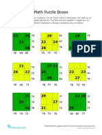 Addition Math Puzzles 4