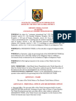 Noocratic Charter of Incorporation Issued by The Holy See Global District Shemite Tribal Nation of Moors