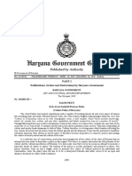 Haryana Government Gazette: Published by Authority