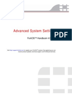 Fortigate Advanced System Settings 40 Mr2