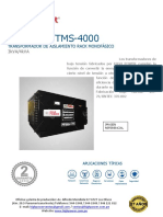 3-4kva FT Transformador de Aislamiento Rack Mono