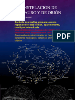 Constelacion de Centauro y de Orión