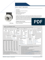 Model 758 - Incremental Shaft Encoder: Features