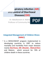 ) and Control of Diarrhoeal) : Acute Respiratory Infection (Diseases (