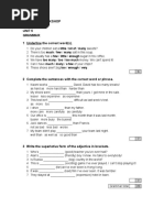 2B Review Workshop Unit 5 Grammar 1 Underline The Correct Word(s)