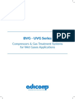 BVG - UVG Series: Compressors & Gas Treatment Systems For Wet Gases Applications
