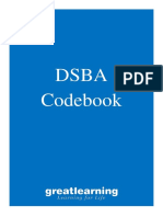 DSBA Master Codebook - Unsupervised Learning