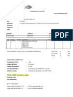 13.12.2021 PERFOMET - Solo Planchas Prediseñadas Peso Aprox de 20kg Cotizacion 0001-1239