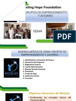 Grupos de ahorro y emprendimiento (GEMA