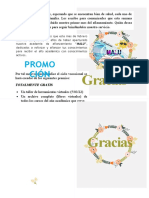 Promo Ción: Gracias