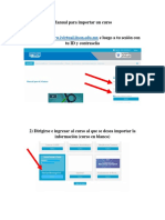 Manual para Importar Un Curso en Ivirtual