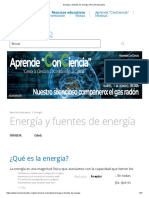 Energía y Fuentes de Energía - Rincón Educativo