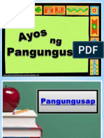 Ayos NG Pangungusap