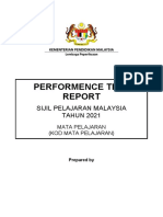 Performence Test: Sijil Pelajaran Malaysia TAHUN 2021