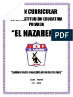 Plan Curricular Nazareno