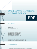 LUBRIFICAÇÃO INDUSTRIAL – ÓLEOS MINERAIS