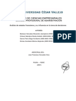 Analisis de Los Estados Financieros