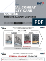Module 18: Casualty Monitoring: TCCC Tier 4 TCCC Tier 1 TCCC Tier 3