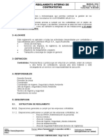 Reglamento Interno de Contratistas - Mhi - LT - 015 - CNC