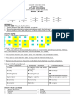 Applied Economics Quarter 1, Week 5 What I Know