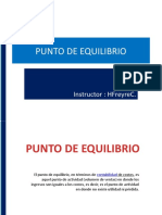 Punto de Equilibrio 2021