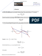 The Mean-Value Theorem