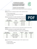 (Fenómenos de Transporte 2021-2) Taller II Cálculo de Viscosidad