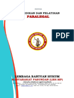 Proposal Pendidikan Dan Pelatihan Paralegal LBH MP-PDF