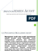 MANAJEMEN AUDIT