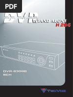 DVR Tecvoz 8308b